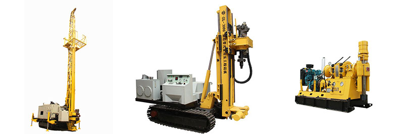 XDL-1200型全液壓巖心鉆機(jī)、XY-44B型巖芯鉆機(jī)、GL-3000型履帶式全液壓工程鉆機(jī)